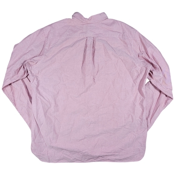 Ralph Lauren Button Down Shirt Mens XXL Pink Red Classic Fit Flesh Pony Holiday - Picture 6 of 10